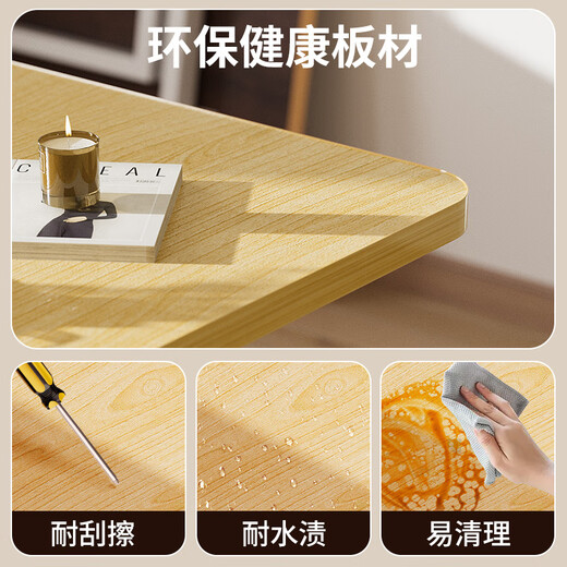 Xiaomo folding table household small apartment dining table dining table outdoor portable table rental house square table mahjong table walnut