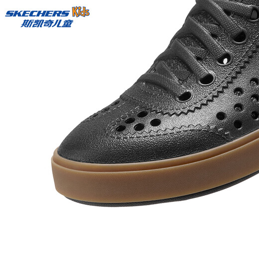 Skechers Skechers Children's Summer Croc Shoes Light Heel Comfortable River Tracing Shoes Girls Comfortable Sandals 308201L Black/White/BKW 36