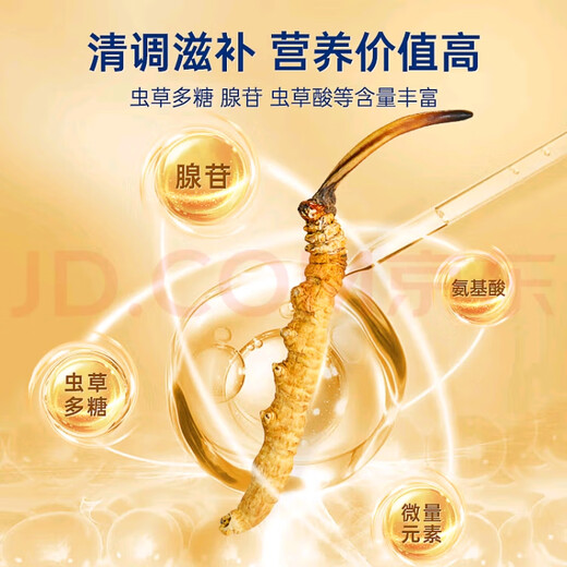 冬虫夏草（顺丰直发)藏区高海拔冬虫夏草礼盒送礼高端大气上档次 那曲虫草2根1克10条装