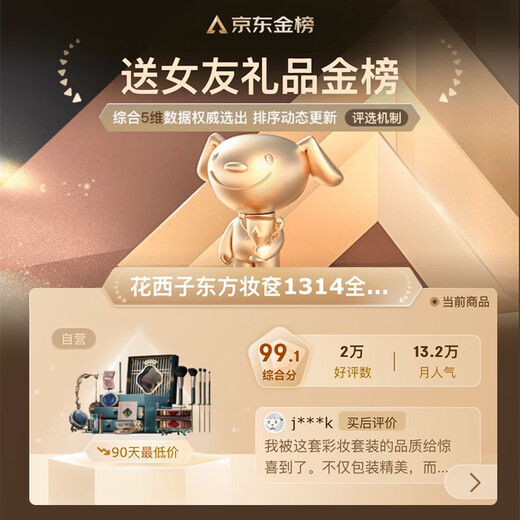 Hua Xizi Oriental Makeup Set 1314 Full Makeup Upgraded Cosmetics Autumn and Winter Gift Box New Year's Gift Birthday Gift for Girls