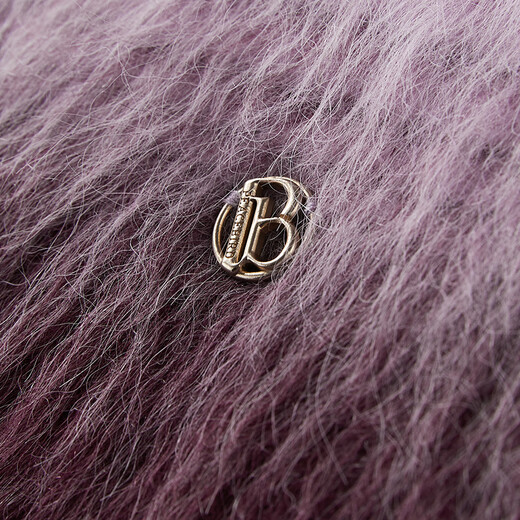 PEACEBIRD Women's Sweater Winter Pullover Knitted Sweater Loose Textured Top Pink Purple M