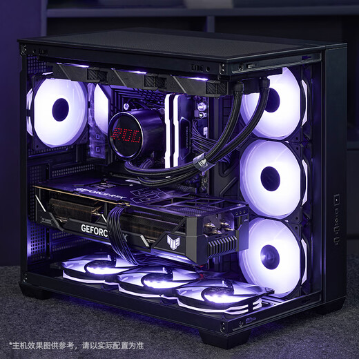 ASUS ROG family bucket RTX5090D graphics card/5080 host AMD Ryzen 9950X3D/R7 9800X3D game design desktop computer host complete machine DIY assembly machine with two R7 9800X3D+RTX5080 agent