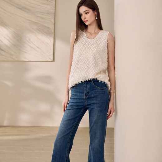 Roeyshouse Roe Fashion Quasten ärmelloses Hemd für Frauen 2025 Sommer neu