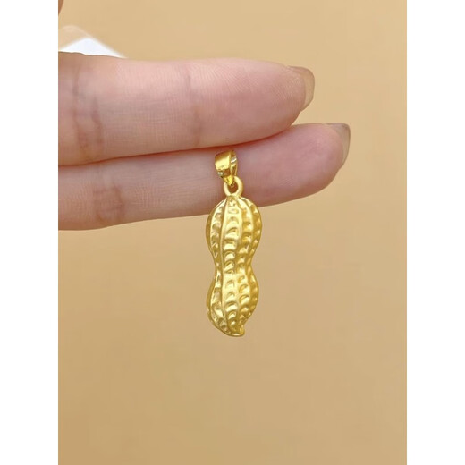 QUAMER Old Phoenix Gold Store Treasure Girl Four-leaf Clover Pendant Female Niche Feeling Light Luxury 18k Gold Color Fortune Pendant Pendant Little Fat Fortune (Gift Box)