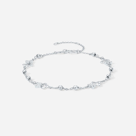 Saturday Fortune PT950 platinum bracelet butterfly platinum birthday gift for girlfriend B0714760 about 3.76g