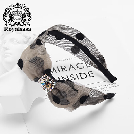 Royal sasa royal sasa hair accessories headband hair hoop women's pressed hairpin butterfly hairband coiled wide-brimmed headband hairpin head flower