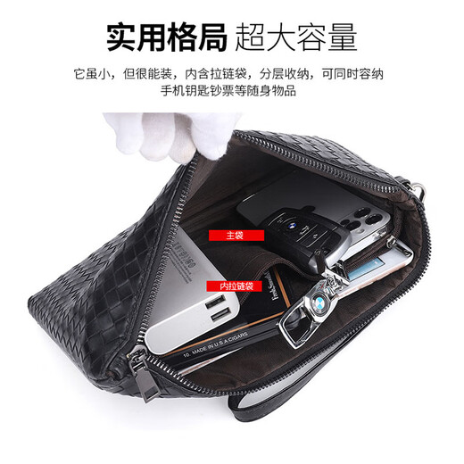 Pengjing billetera de la billetera de estilo para hombres billetera de bolsillo de la cremallera gran capacidad de la gran capacidad del del delantero del mundo del negocio de tigre de tigre de tigre