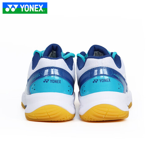Yonex new professional badminton shoes men's training shoes competition sports shoes comfortable breathable non-slip cushioning shb101cr SHB101CR-white blue 41