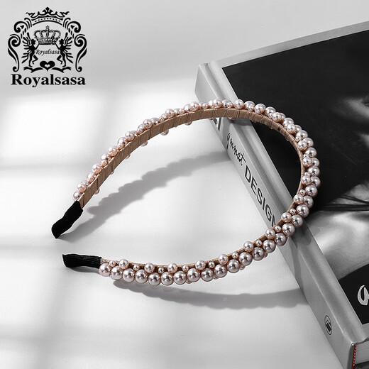 Royal sasa Royal salsa retro French pearl headband fairy forest super fairy headband simple girly style hair accessory