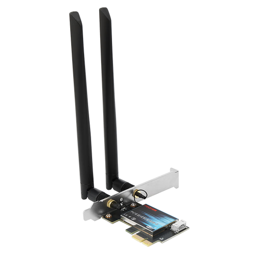 MOGE Intel AC7265 chip Tarjeta de red Gigabit WiFi5 PCI-E computadora de escritorio tarjeta de red incorporada de doble banda 1200M Bluetooth 4.2 Tarjeta de red inalámbrica Intel MC2244