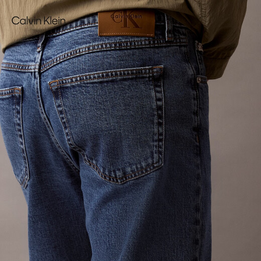 
Calvin KleinJeans [Replica 90 Series] 25 Spring and Summer Men and Women Same Model ck Retro Straight Jeans 4RB701G U1W-Denim Light Blue 32