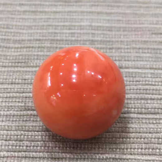 Taste Ju Coral Single Beads Loose Beads Natural Taiwanese Gem Red Multi-Specifications Large Particle Jewelry Imitation Qi Duo Bao with Buddhist Beads 8mm