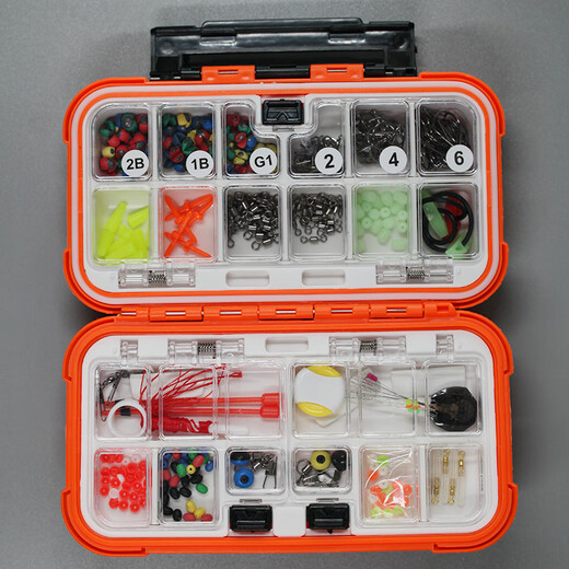 Huili's rock fishing accessories combination set, sea fishing accessories collection, fishing gear, waterproof rock fishing slippery box, small box rock fishing set, model B