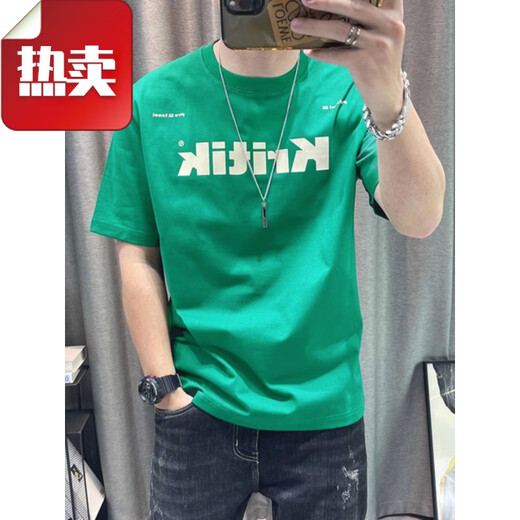 凡客诚品短袖t恤男2025夏季新款纯棉字母印花男士休闲上衣青年男装衣服潮 白色1416 重磅纯棉 S 80-95斤