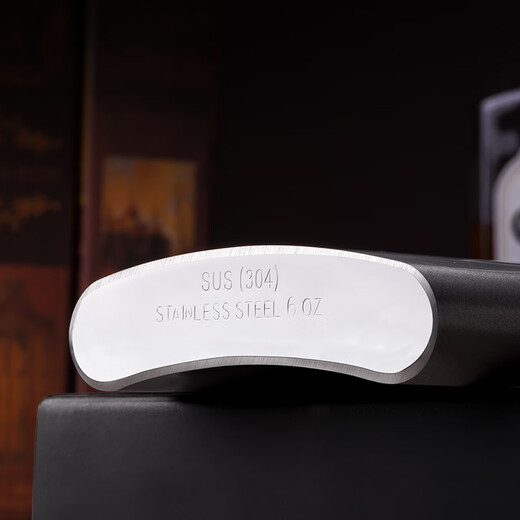 CLITON wine bottle 304 stainless steel portable outdoor thickened white wine bottle white wine bottle flat wine bottle 3 packs