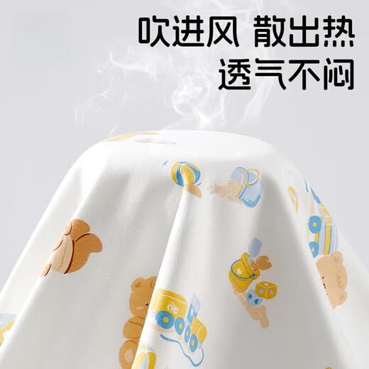 煦凛日本婴儿尿布纯棉可水洗防漏尿a类宝宝尿戒子柔软透气全棉布料 印 印花款[A类纯棉]透气不闷//不起 0片装 加大M码(40cm*60cm)适用1-5岁