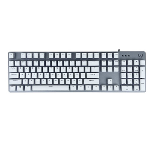 K845 Pudín de cable de teclado mecánico Mahjong Crystal White Office de alto valor Juegos de deportes Eje rojo Pudding Mahjong Pbt Red Axis