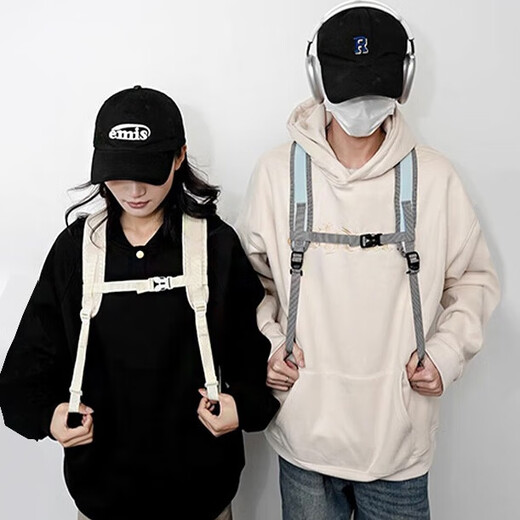 小野七天旅行户外双肩包男女轻便登山包爬山小号背包徒步骑行运动书包尼龙 小号徒步背包 雾霾蓝