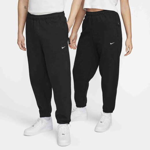 Nike (Nike) Herrenfleece Hosen 25 Frühling Neues gestrickter lockerer, gelegentlich gestickter Sportschläfer DX1365 320 Light Green S 165/74A