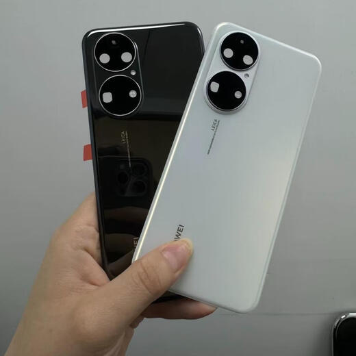 X Suitable for Huawei P50 original back cover p50pro original glass back case p50E mobile phone battery cover shell P50pro back cover shiny gold black original back cover