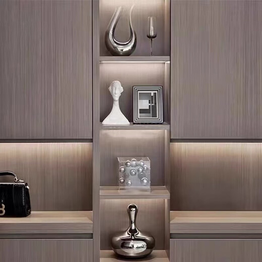 Shxish Office Bücherregal Ornamente Modern Light Luxury Model Room Wohnzimmer TV -Schrank Verkaufsbüro 3883 (übrigens nach oben)