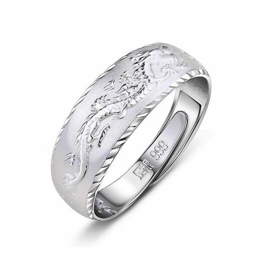 ARY transfer S999 sterling silver ring for men and women, single ring, fashionable man's personalized Pixiu open ring for men and women, domineering Pixiu ring
