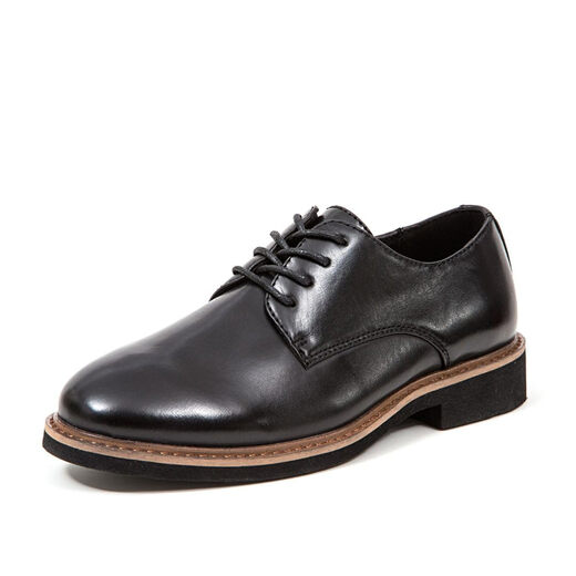 Deer Stags Boys Denny Oxford Shoes, Black//White Black//White 4 Big Kid