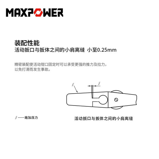 乖蒂5.9该活动扳手多功能活络板手沾塑柄防滑扳手 6寸150mm(M11304)