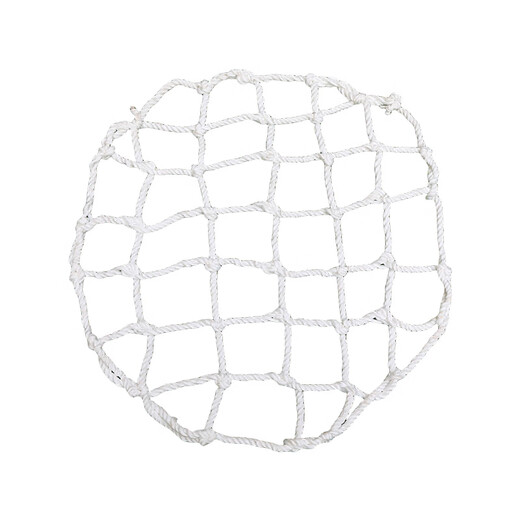 Xinbaolin anti-fall safety net, sewer anti-fall net, round manhole cover, nylon net, municipal inspection wellhead protective net, can be customized, white polyester stretch yarn 70 wells, 1 set (Jingcang)