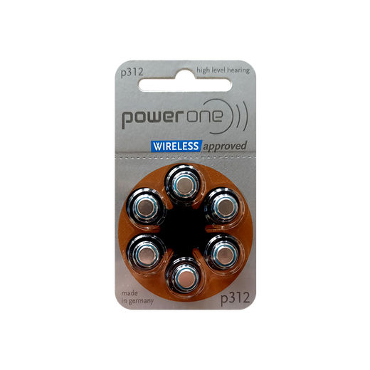 Oticon Powerone German original imported battery P10/13/312/675 zinc air button hearing aid accessories P312 whole box/10 plates/60 capsules