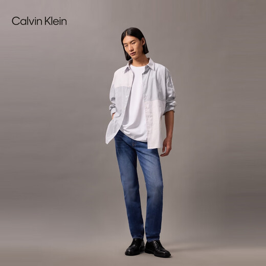 Calvin Kleinjeans [Cool] 25 Spring and Summer New Men's CK Casual Commuter Centre de coins conique 4RAB701