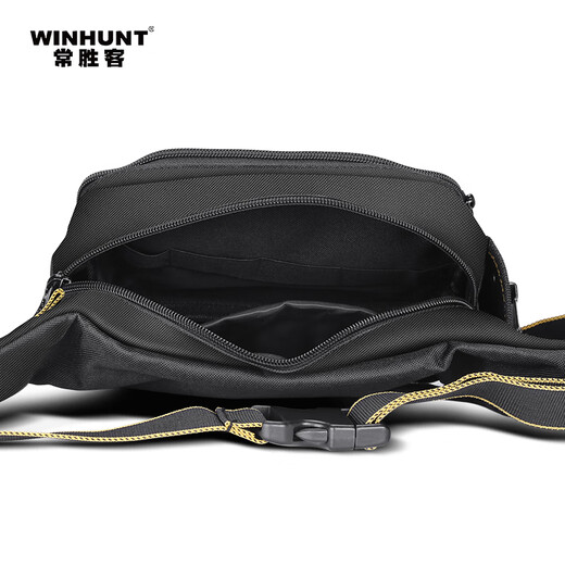 WINHUNT Electrician's Tool Bag Multifunctional Repair Canvas Tool Belt Bag Electrician's Belt Bag Black (Type B)