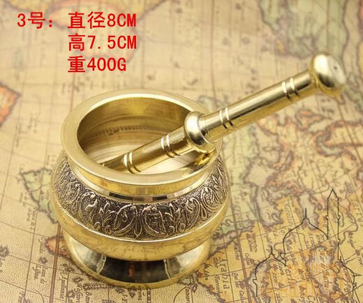 Pakistani copper garlic press garlic press medium pounding jar masher grinding jar multiple specifications No. 1