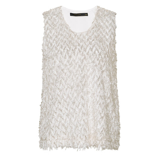 Roeyshouse Roe Fashion Quasten ärmelloses Hemd für Frauen 2025 Sommer neu