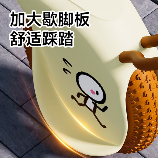 FG FLYING PIGEON unicycle parent-child car children's tricycle bicycle children's car 1-3 years old baby tricycle balance car high-end rice color | single wheel + auxiliary wheel + gift bag