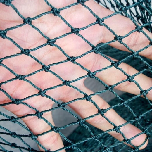 Chicken net, chicken net, fishing net, breeding net, fence net, nylon vegetable garden fence, climbing vine grid, chicken net, protective fish net, thickened 18 strands, 3 cm, thickened ribs, 1 meter high, 100 meters long