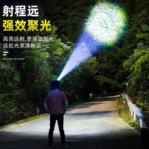 哲初头灯长续航72小时钓鱼强光感应头戴式户外夜骑行登山徒步夜灯 超亮99万9900K顶配秒充款99时 头灯强光超长续航50000w防水60小时
