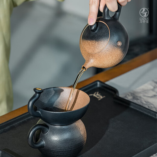 Wanqiantang (Edenus) tea set complete set ceramic Kung Fu tea set tea set home gift high-end tea set teapot All the best