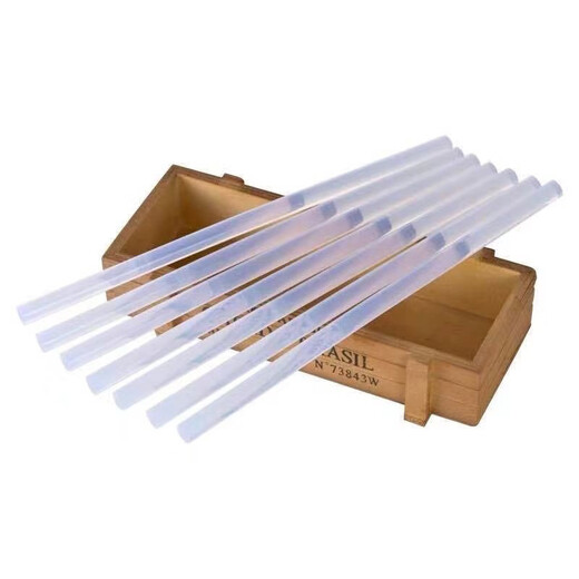 Qinkai high viscosity hot melt glue stick glue strip 7mm11mm self-adhesive hot melt glue gun transparent handmade diy solid glue special sticky 10 pieces 11*300mm international ultra-high viscosity standard
