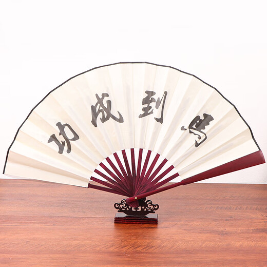 TaTanice folding fan for men, gift box, birthday gift, Chinese style handmade men's fan, silk cloth fan, business gift, eight horses