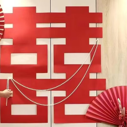 Dongzhitiandi wedding imitation pearl string bead chain diy wedding decoration diy bridal headdress hand bouquet jewelry accessories round beige 6mm 5 meters / bag