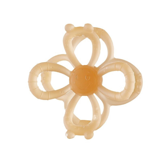 Petal Teether Food Grade Liquid Silicone Baby Chewable Baby Anti-eating Hand Soothing Chewable Chewable Flowers Nano Silver-Petal Teether 1 Pack Bag Recommended by Pediatrician