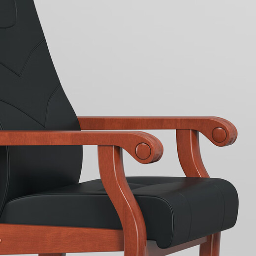 Dingmiao famous craftsman solid wood office chair leisure bedroom back armchair mahjong elderly ergonomic sofa soft bag conference computer chair