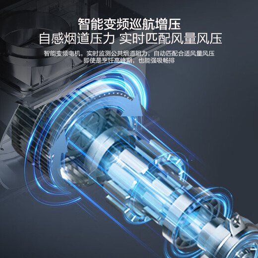 Haier variable frequency range hood 31 cubic meters large air volume suction gas stove set top side double three suction kitchen two-piece set suction and exhaust machine hot melt self-cleaning 973 upgraded model 759 stove set variable frequency hood + 5.2kw concentrated energy fire stove