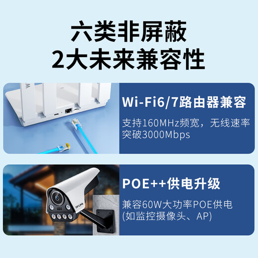 YOUYSI Catégorie 6 Catégorie 6e tête de cristal réseau connecteur de câble réseau Gigabit connecteur de réseau informatique RJ45 de qualité technique 8P8C catégorie 6 style d'ingénierie 10 pièces