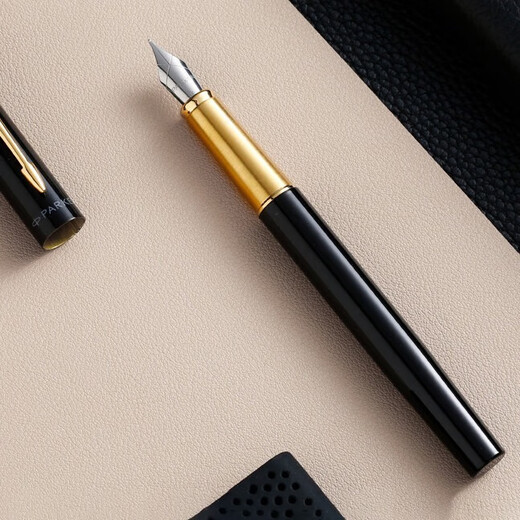 Parker fountain pen and ink pen high-end cultural and creative gift box student set business gift custom engraving birthday gift gift stationery signature national trend gift box souvenir adult gift Wycombe Luxury Phantom Black Gold Clip Ink Pen + Notebook Gift Box