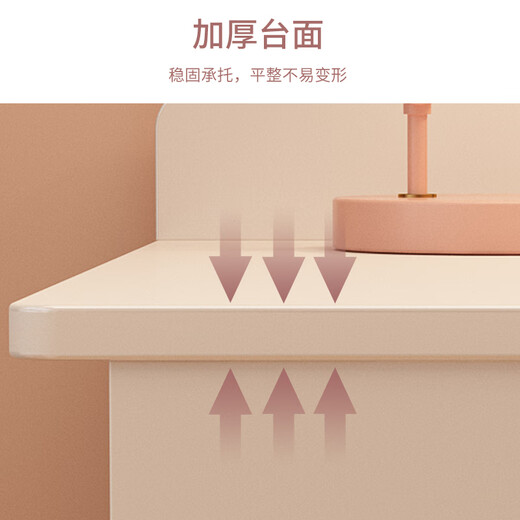 Xinyouliangjia computer desk desk study table makeup table dressing table bedroom small table A089 80 white