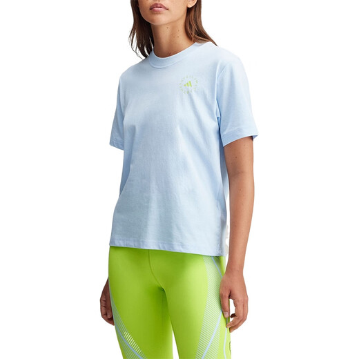 阿迪达斯（adidas）女装 柔软舒适时尚潮流百搭透气运动休闲圆领短袖KC0970 IW9921 XS