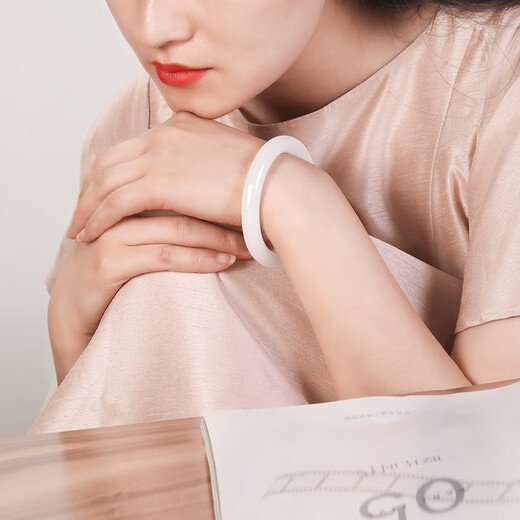 Saturday blessing golden silk jade bracelet for women jade young style real jade white jade bracelet for women 1 carat