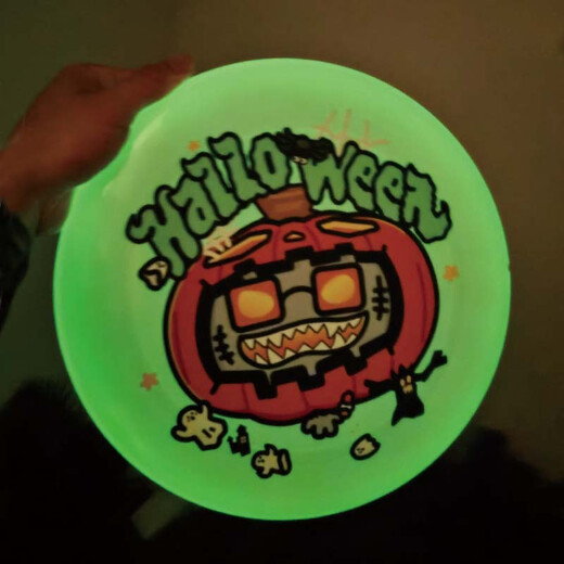 X-COM Ike Monster Series Luminous Flying Sauce 175g Extreme Outdoor Sports Co-branded Fluorescent Flying Saucer 175g-Monster-Light-in-the-Dark